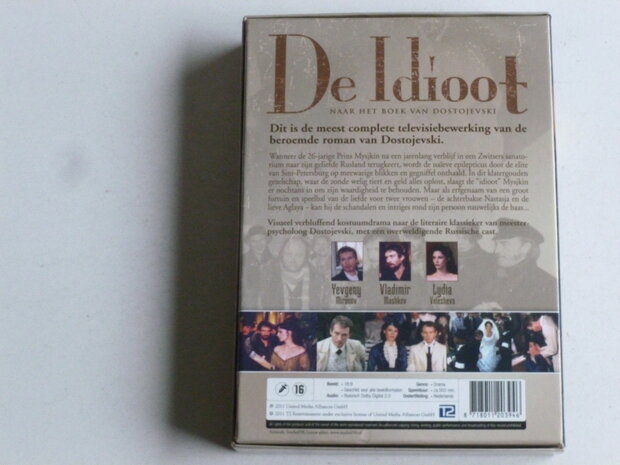 De Idioot (naar roman Dostojevski) - Yevgeny Mironov, Vladimir Mashkov (5 DVD)