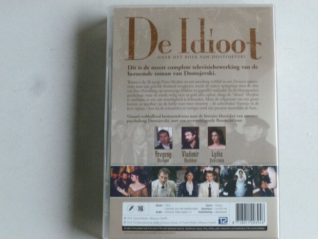 De Idioot (naar roman Dostojevski) - Yevgeny Mironov, Vladimir Mashkov (5 DVD)