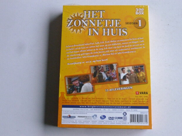 Het Zonnetje in Huis - Seizoen 1 (3 DVD) Nieuw