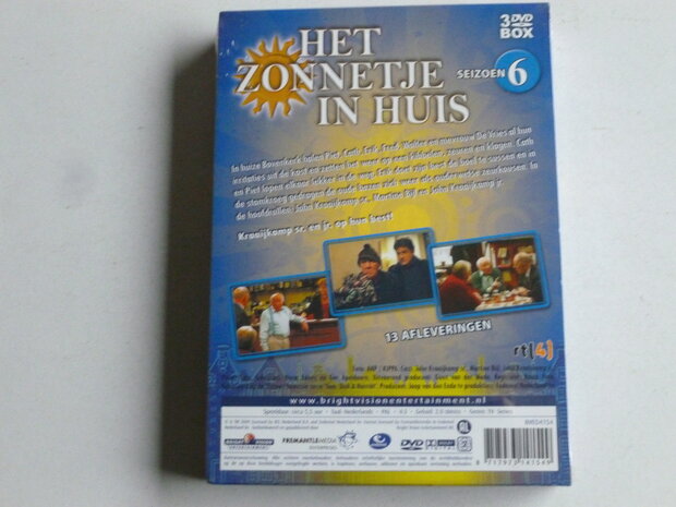 Het Zonnetje in Huis - Seizoen 6 (3 DVD) Nieuw