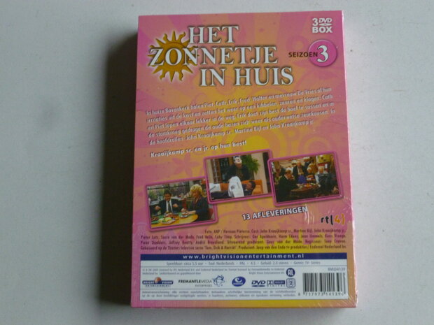 Het Zonnetje in Huis - Seizoen 3 (3 DVD) Nieuw