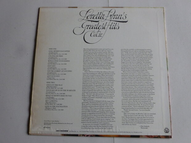 Loretta Lynn's - Greatest Hits vol. II (LP)