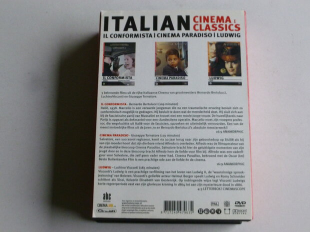 Italian Cinema Classics 1 (3 DVD) Il Conformista,  Cinema Paradiso, Ludwig