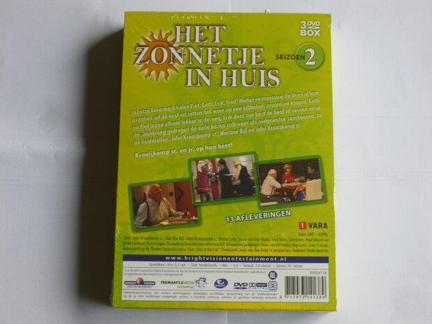 Het Zonnetje in Huis - Seizoen 2 (3 DVD) Nieuw