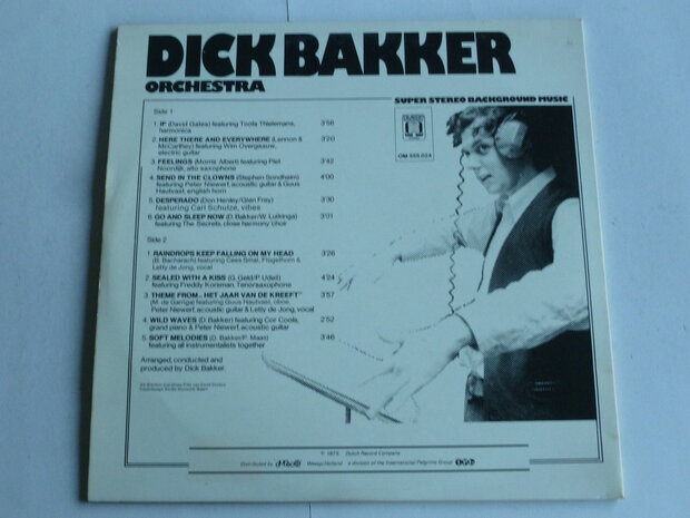 Dick Bakker Orchestra - Soft Melodies (LP) 1975