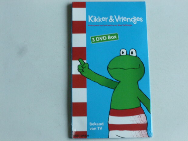 Kikker & Vriendjes - Max Velthuijs (3 DVD) nieuw