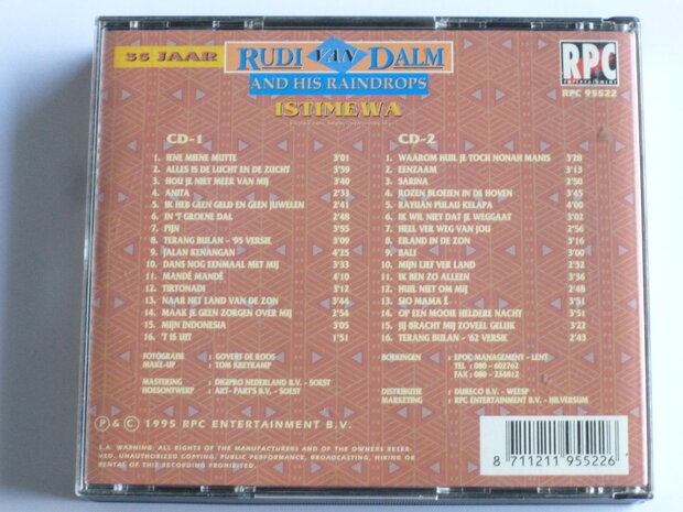 Rudi van Dalm and his Raindrops - Istimewa (2 CD)