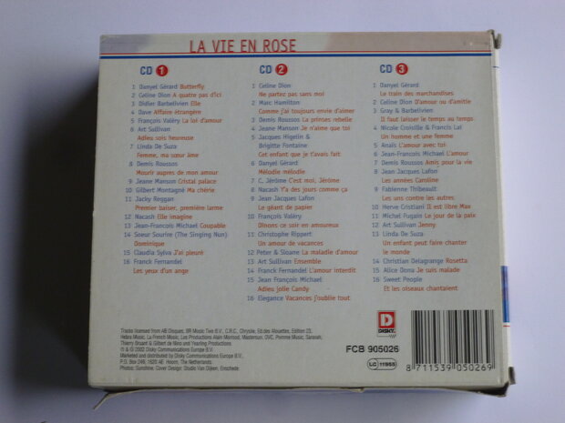 La Vie en Rose - 3 CD (disky)