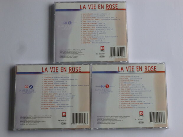 La Vie en Rose - 3 CD (disky)