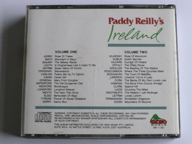 Paddy Reilly's Ireland - 2 Volumes (2 CD)