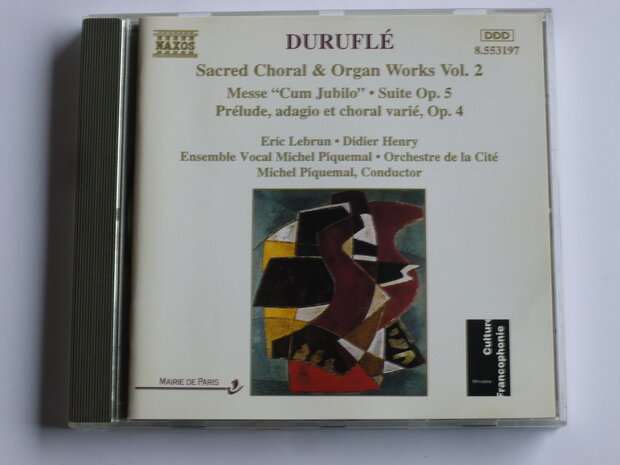 Durufle - Sacred Choral & Organ Works vol. 2 / Lebrun, Piquemal