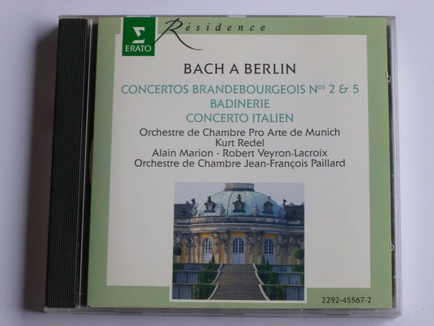 Bach a Berlin - Concertos Brandebourgeois / Kurt Redel, Paillard