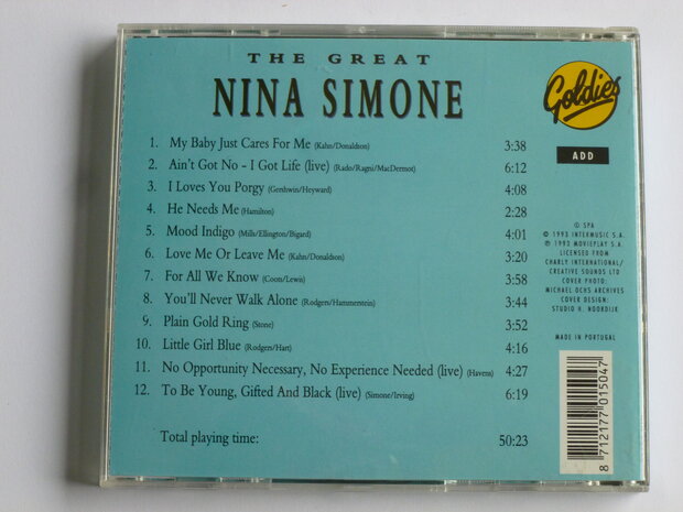 Nina Simone - The Great Nina Simone
