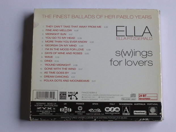 Ella Fitzgerald - S(w)ings for Lovers