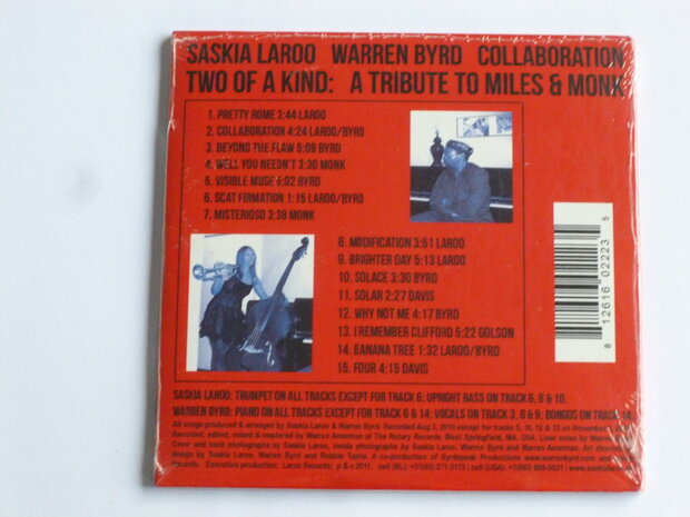 Saskia Laroo / Warren Byrd - Two of a kind (nieuw)