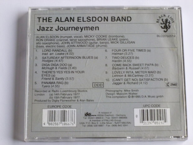 The Alan Elsdon Band - Jazz Journeymen