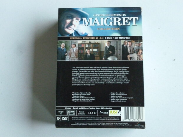 Maigret Collection Series 9 episodes 49-54 (3 DVD)