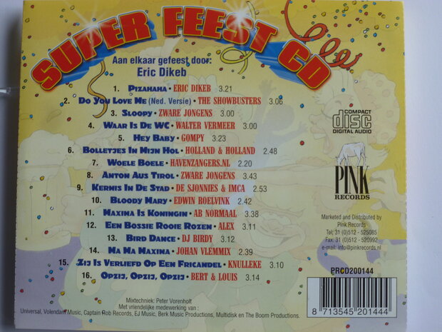 Super Feest CD (pink records)