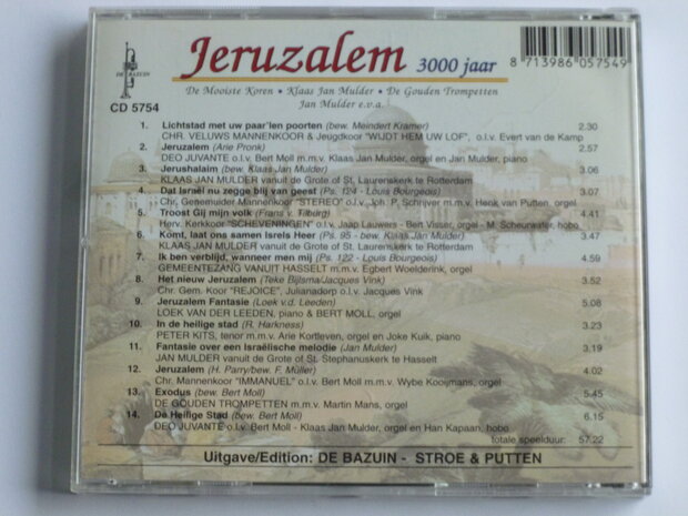Jeruzalem 3000 Jaar - Klaas Jan Mulder, Jan Mulder, Gouden Trompetten