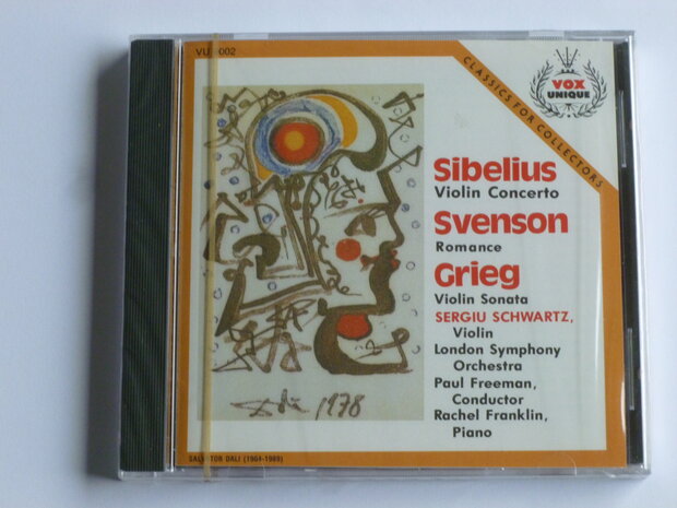 Sibelius - Violin Concerto / Sergiu Schwartz (nieuw)