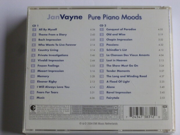 Jan Vayne - Pure Piano Moods (2 CD)