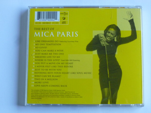 Mica Paris - The best of Mica Paris