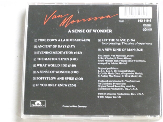Van Morrison - A sense of Wonder