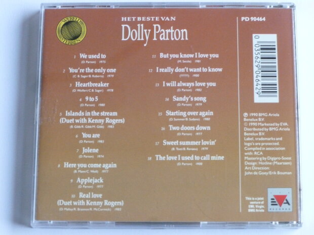 Dolly Parton - Het Beste van (wereld sterren)