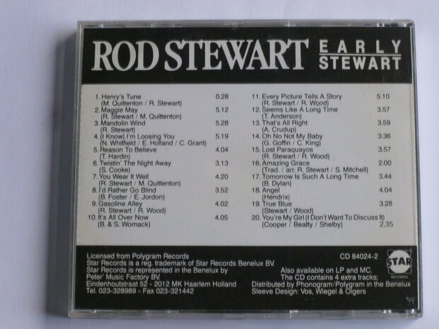 Rod Stewart - Early Stewart (star records)