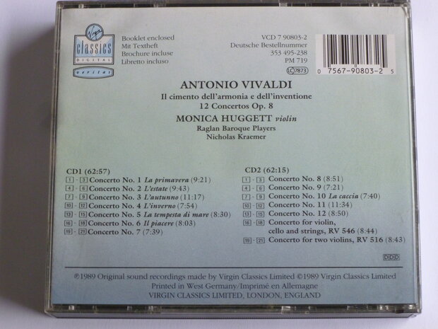 Vivaldi - Il cimento dell' armonia / Monica Heggett (2 CD)