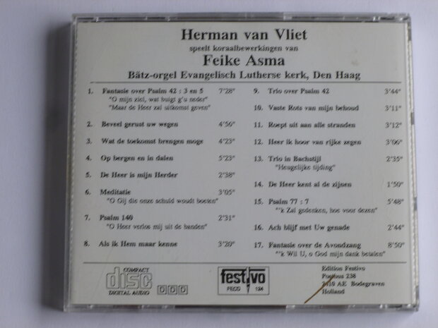 Herman van Vliet - speelt koraalbew. van Feike Asma