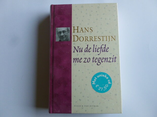 Hans Dorrestijn - Nu de liefde me zo tegenzit (Boek + CD) Nieuw