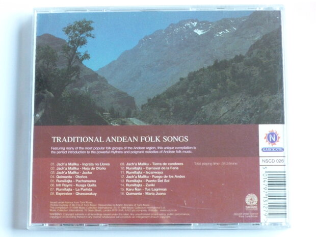 Traditional Andean Folk Songs - various artists