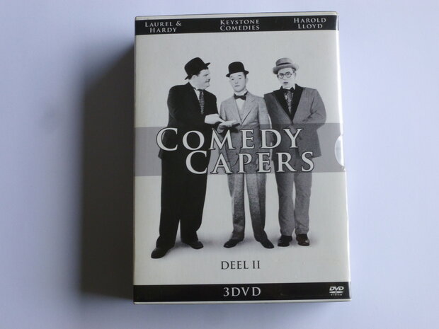 Comedy Capers - Laurel & Hardy / Keystone comedies / Harold Lloyd (3 DVD) Nieuw