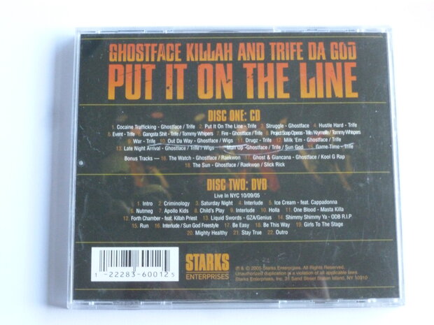 Ghostface Killah and Trife da God - Put it on the Line (CD + DVD)