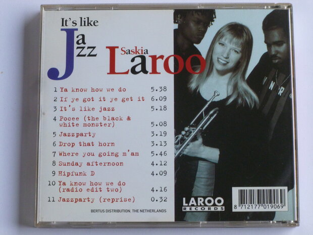 Saskia Laroo - It's like Jazz (gesigneerd)