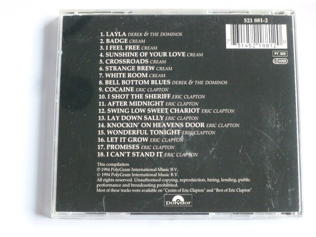 Eric Clapton - The Cream of Clapton (polydor)