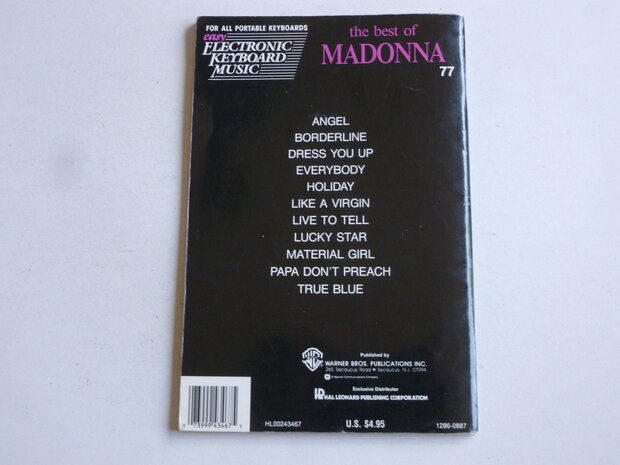 Madonna - The Best of (Boek)