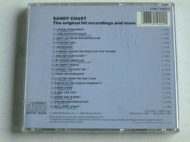 Sandy Coast - The original hit recordings and more