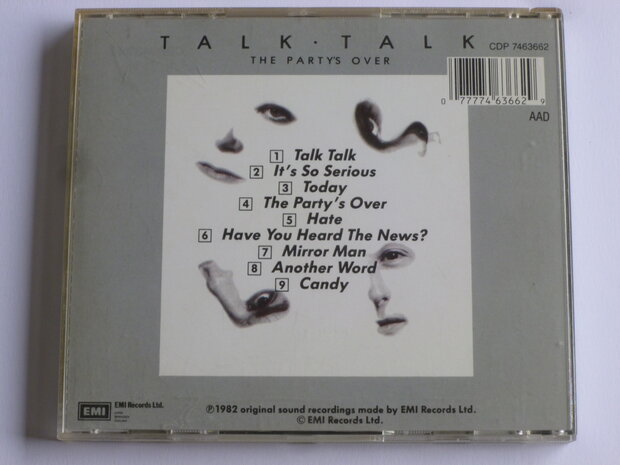 Talk Talk - The Party's  Over