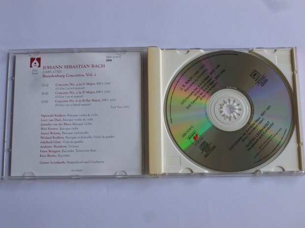 Bach - The Brandenburg Concertos nos 4,5&6 / Bruggen, Bylsma, Leonardt