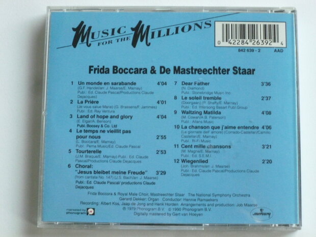 Frida Boccara & De Mastreechter Staar