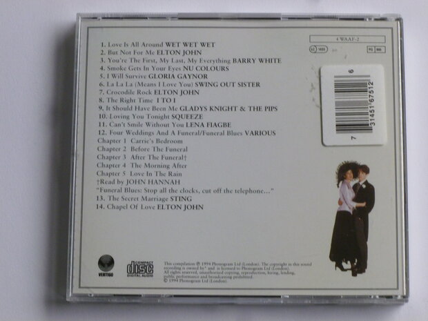 Four Weddings & a Funeral - soundtrack