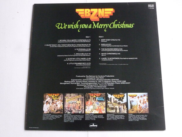 BZN - We wish you a Merry Christmas (LP)