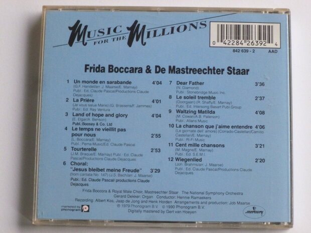 Frida Boccara & De Mastreechter Staar