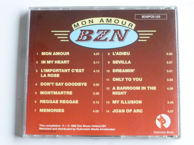 BZN - Mon Amour (EMI)