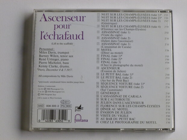 Miles Davis - Ascenseur pour L' echafaud (soundtrack)