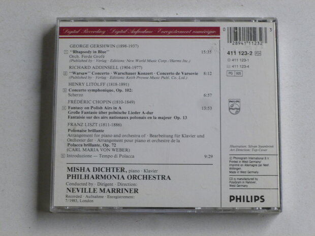 Gershwin - Rhapsody in Blue / Misha Dichter, Neville Marriner