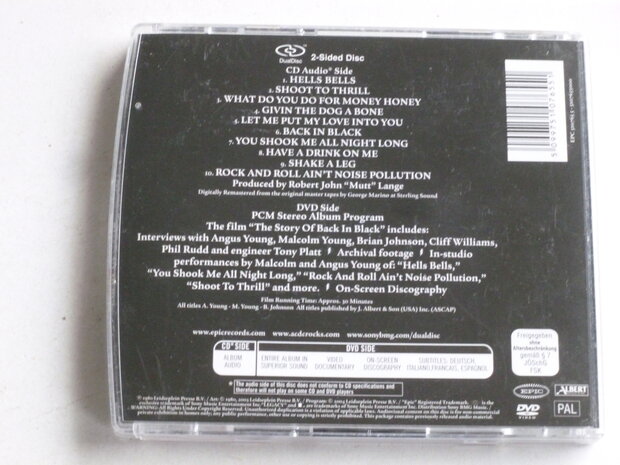 AC/DC - Back in Black (Dual Disc CD/DVD)