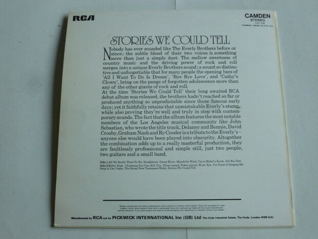 The Everly Brothers - Stories we could tell ( Camden) LP